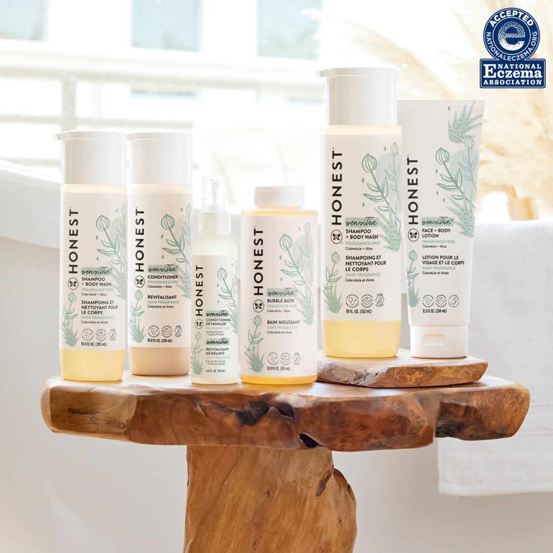 The Honest Company 2-in-1 Cleansing Shampoo + Body Wash for Sensitive Skin | Gentle for Baby |