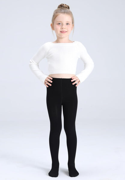 Toddler Girls Tights Dance Ballet Footed Leggings Ultra Soft Stockings for Kids Students