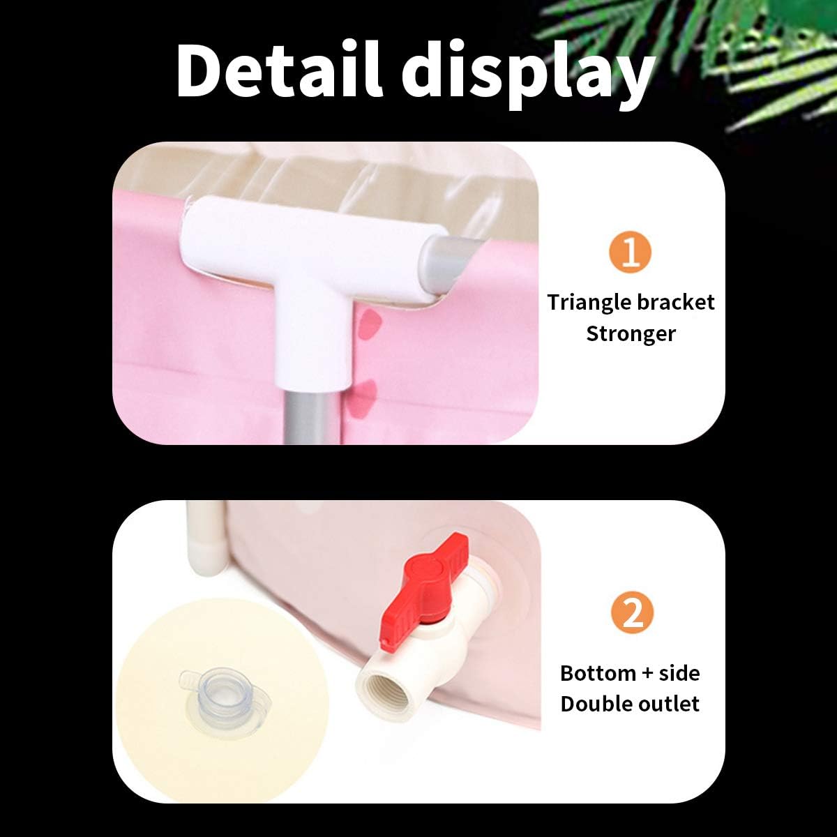 BESTHLS Portable Bathtub for Adult, Foldable Bathtub Folding Soaking Bath Tub,Eco-Friendly Bathing