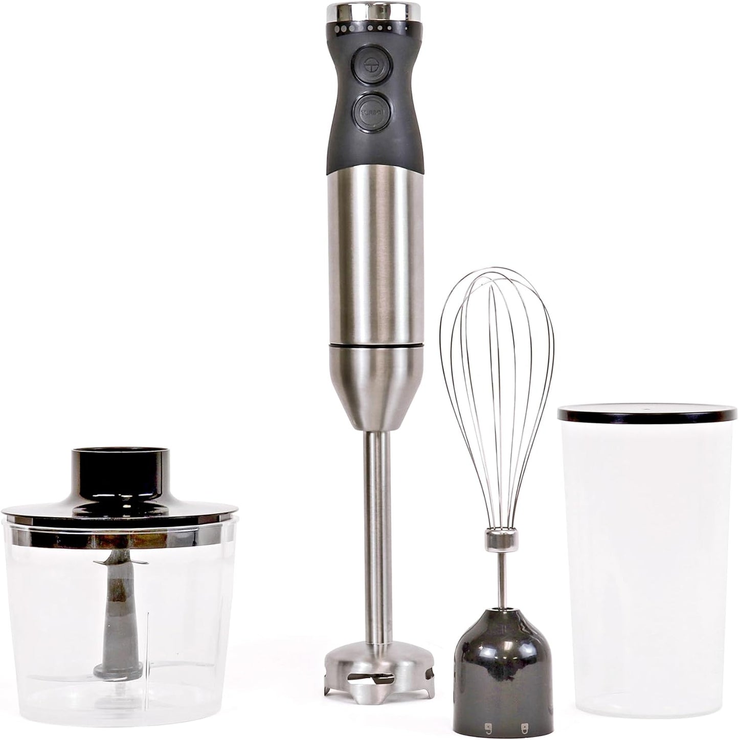 Kenmore Immersion Blender - Handheld Stick Mixer For Kitchen, Food Chopper, Whisk, Smoothie