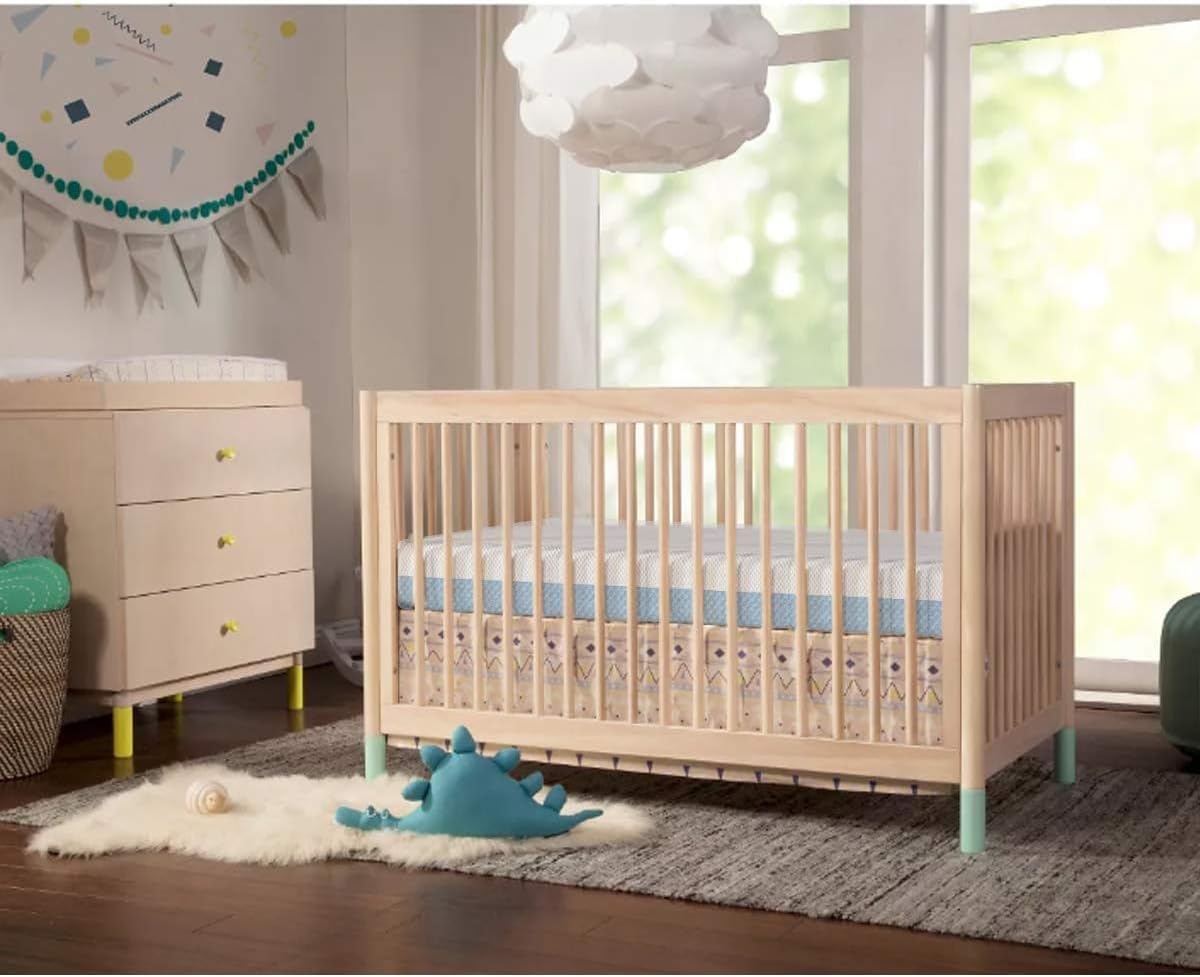 Crib Mattress, Dual Sided Comfort Memory Foam Toddler Bed Mattress, Triple-Layer Breathable Premium