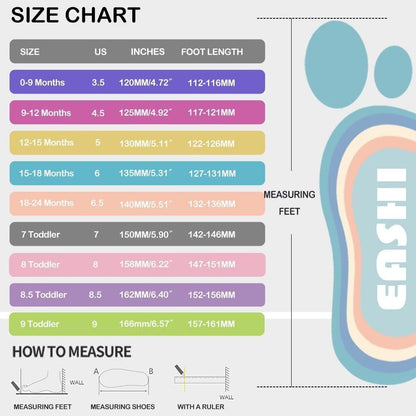 Eashi Baby Boy Girl Non-Skid Indoor Infant Walking Shoes Breathable Warm Elastic Sock Shoes with Memory Sole Protect Toes Outdoor Sneakers