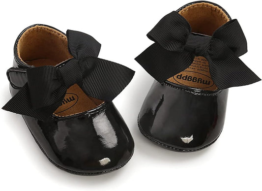 Baby Shoes Mary Jane Flats Non Slip Soft Sole Infant Toddler Sneakers First Walkers Party Christmas Dress Shoes