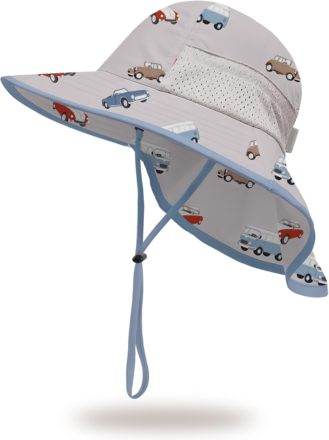Baby Sun Hat with Neck Flap for Sun Protection Toddler Beach Hat UPF 50+ Outdoors 0-6 Years Boys Girls
