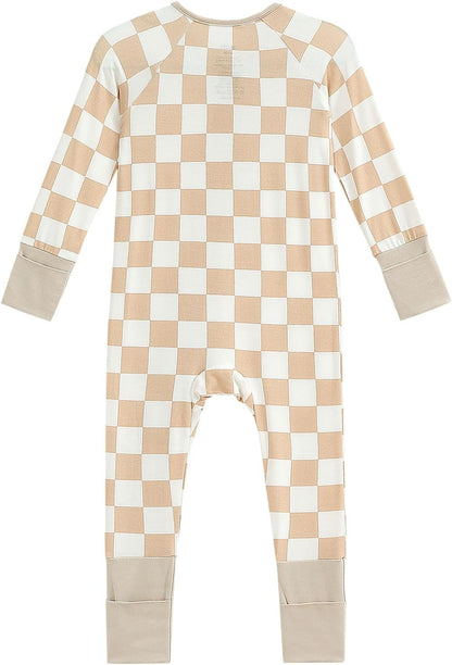 Baby Viscose from Bamboo Pajamas - Infant Boys Girls Footless Zippy Pjs Sleep 'N Play Clothes - One Piece Romper