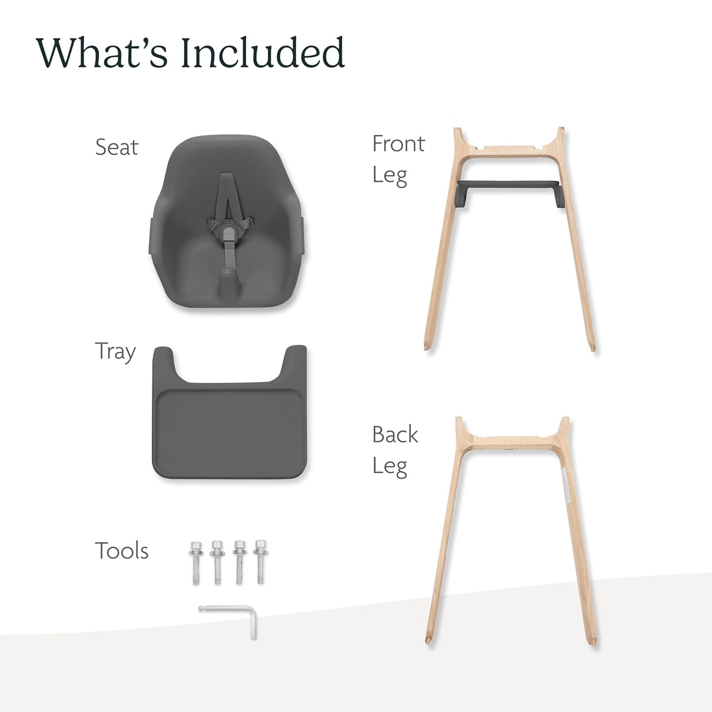 UPPAbaby Ciro High Chair/Sleek, Easy-to-Clean Design/Perfect-Fit Tray to Bring Baby to