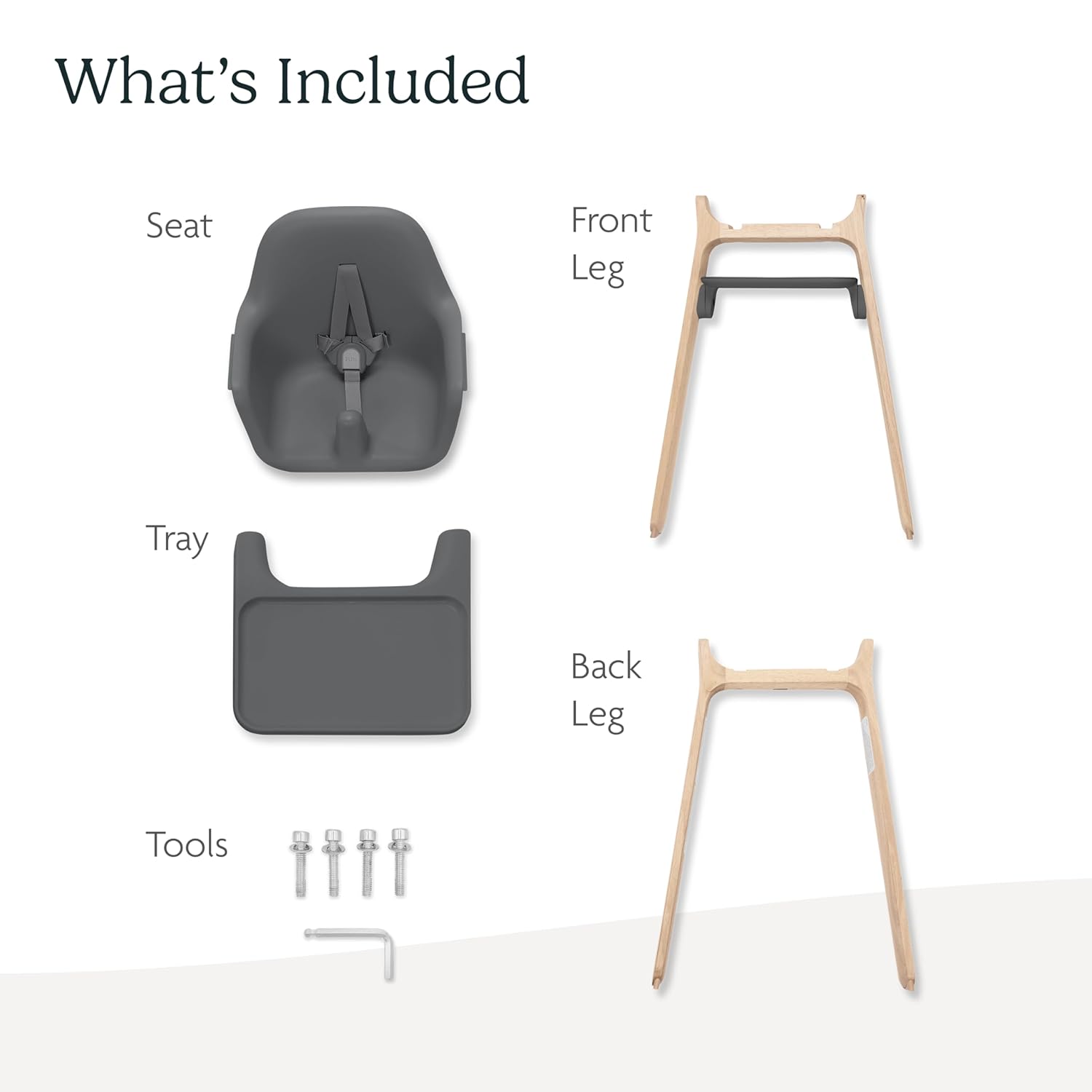 UPPAbaby Ciro High Chair/Sleek, Easy-to-Clean Design/Perfect-Fit Tray to Bring Baby to