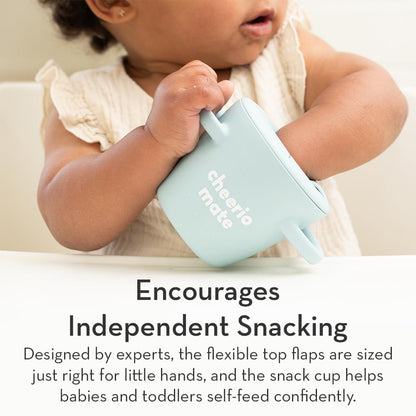 Snack Cups for Toddlers by Bella Tunno, Silicone Spill Proof Food Container with Lid, Babies & Kids