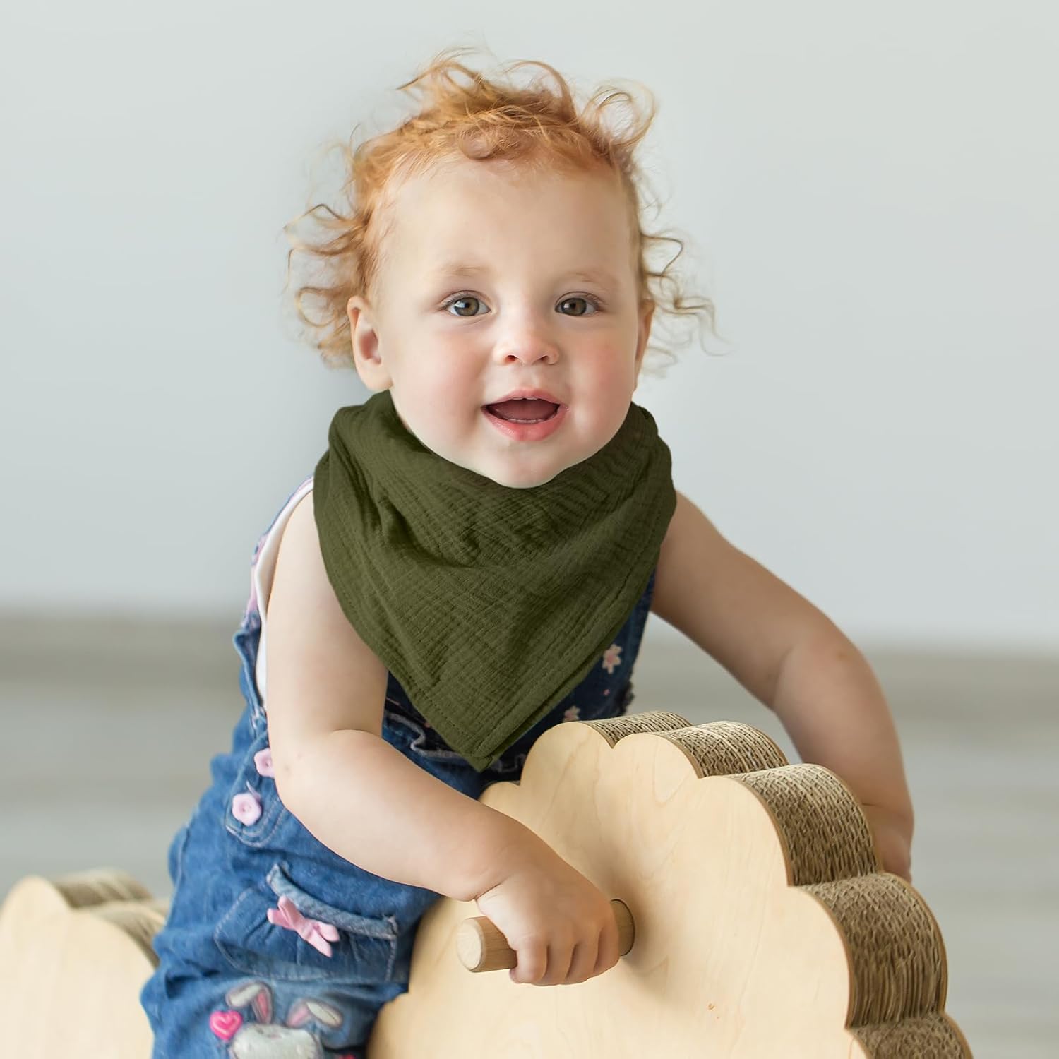 Muslin Receiving Blankets, Neutral Blanket Swaddling for Newborn Boys and Girls, 5 Pack Breathable