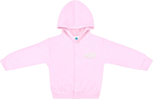 Creative Knitwear College Baby Snap Hooded Jacket - Team Logo, Multiple Colors, for Boys & Girls, (0-24 Months)