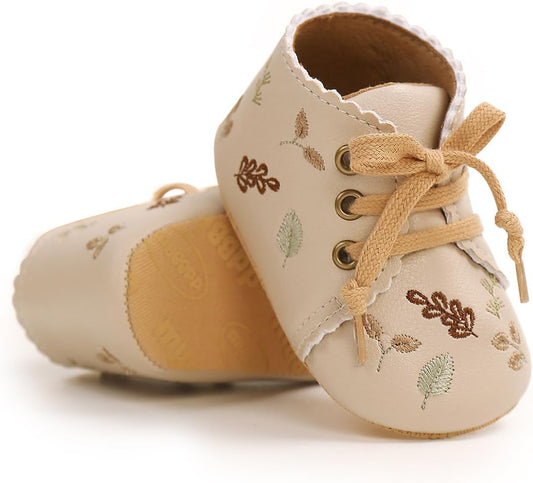 Baby Shoes Mary Jane Flats Non Slip Soft Sole Infant Toddler Sneakers First Walkers Party Christmas Dress Shoes