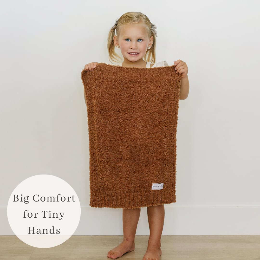 SARANONI Bamboni Luxury Baby Blanket, Breathable & Soft Plush Blanket for Infant Boys & Girls