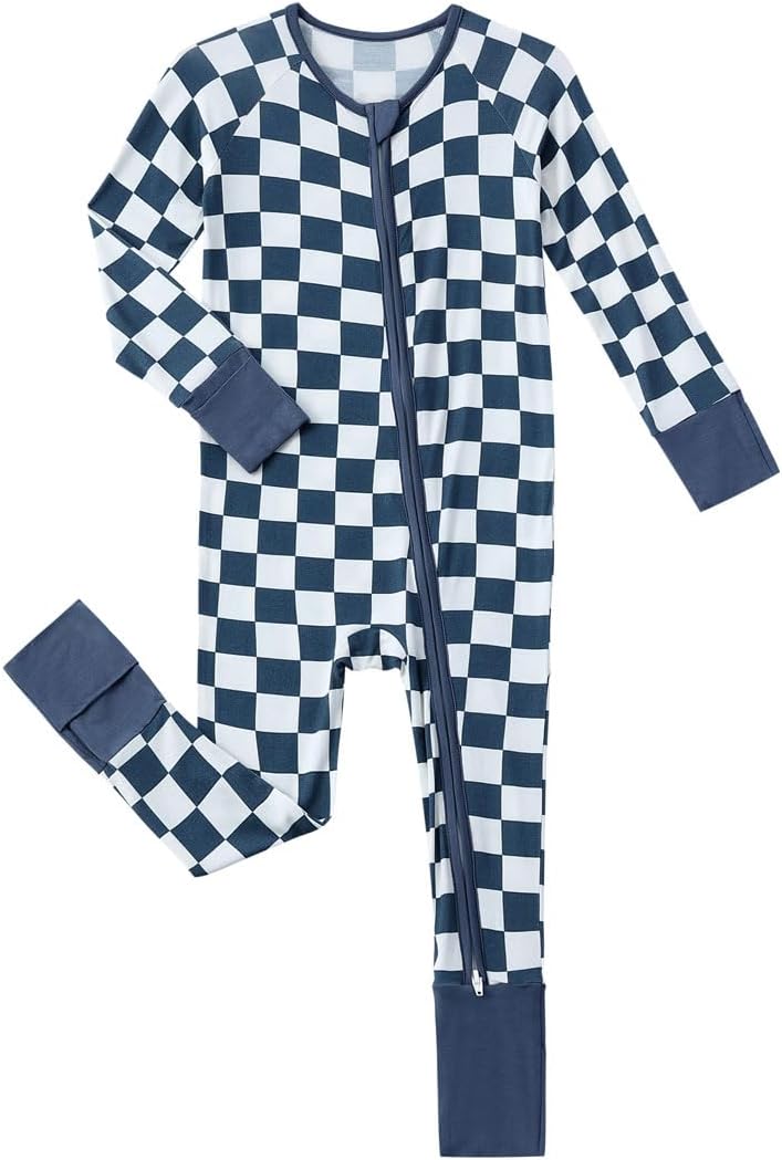 Baby Viscose from Bamboo Pajamas - Infant Boys Girls Footless Zippy Pjs Sleep 'N Play Clothes - One Piece Romper