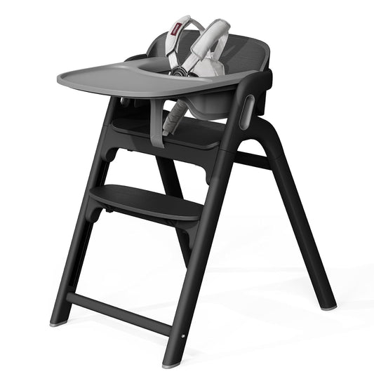 Momcozy DinerPal Wooden High Chair for Babies, Toddlers & Adults Up to 308 Lbs, Convertible Baby