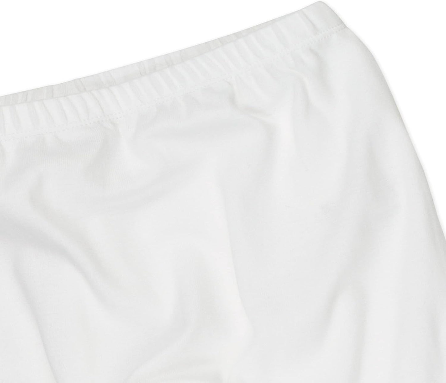 HonestBaby 3-pack Footed Pants Roomy Fit Pull on Bottoms 100% Organic Cotton for Infant Baby Boys, Girls, Unisex