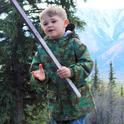JAN & JUL Waterproof Fleece Lined Rain Jacket, Raincoat for Kids