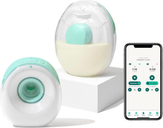 Willow Go - Hands Free Breast Pump - Wearable Breastfeeding Pump - Portable, Electric, Cordless, &