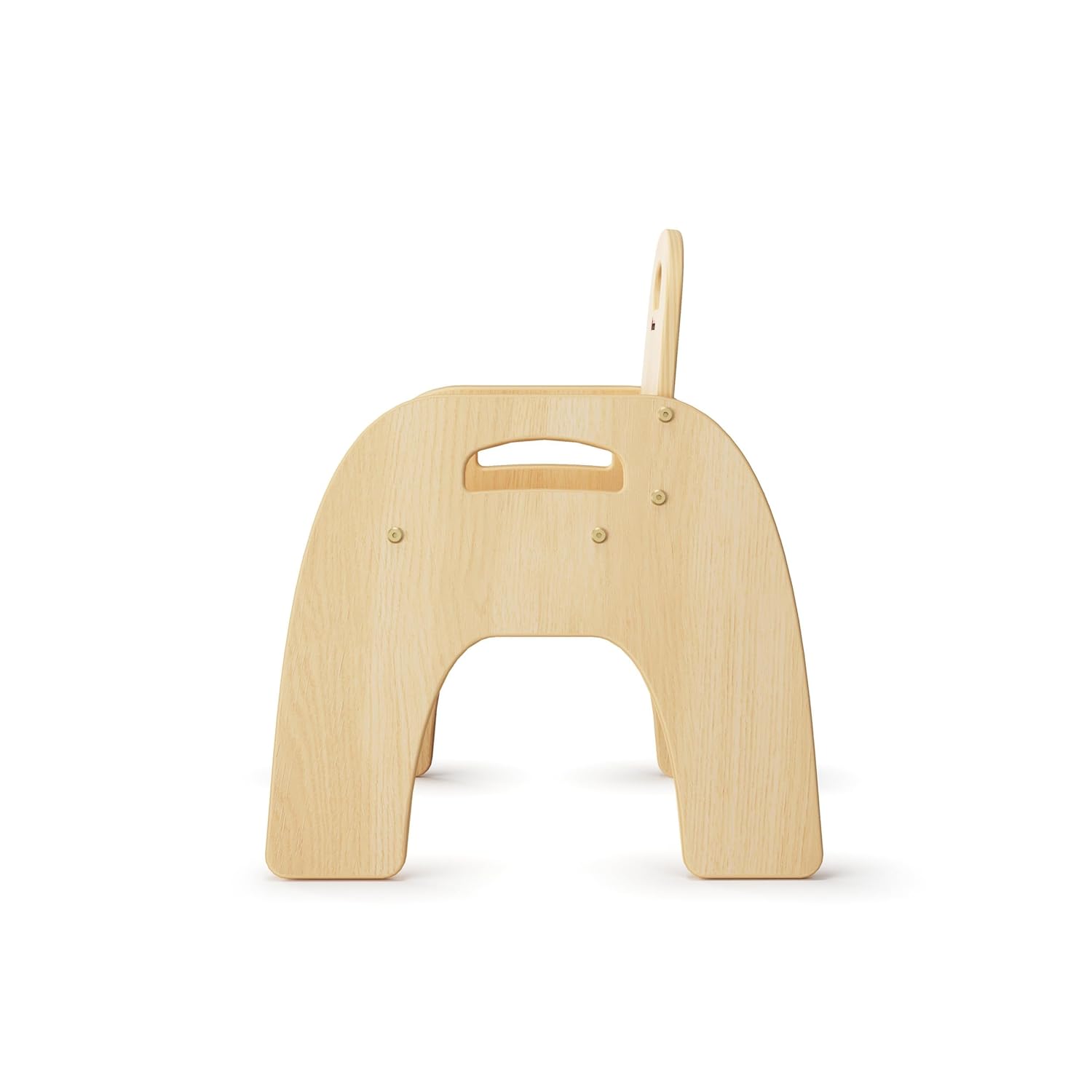 Foundations Simple Sitter Low Wood Feeding Chairs Multipack, Wide No-Tip Base, Adjustable Safety