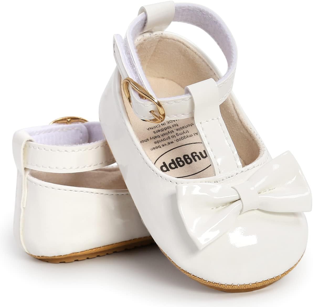 Baby Shoes Mary Jane Flats Non Slip Soft Sole Infant Toddler Sneakers First Walkers Party Christmas Dress Shoes