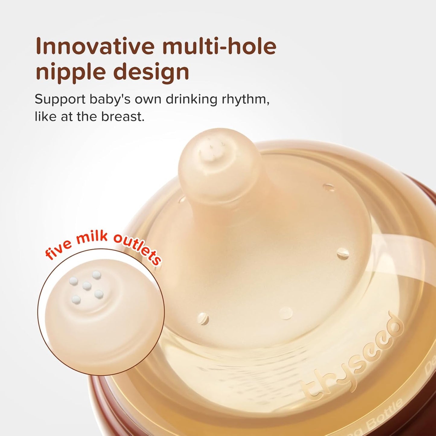 Glass Natural Anti-Colic Baby Bottles | Newborn Breast Like Nursing Bottle for Breastfed Babies