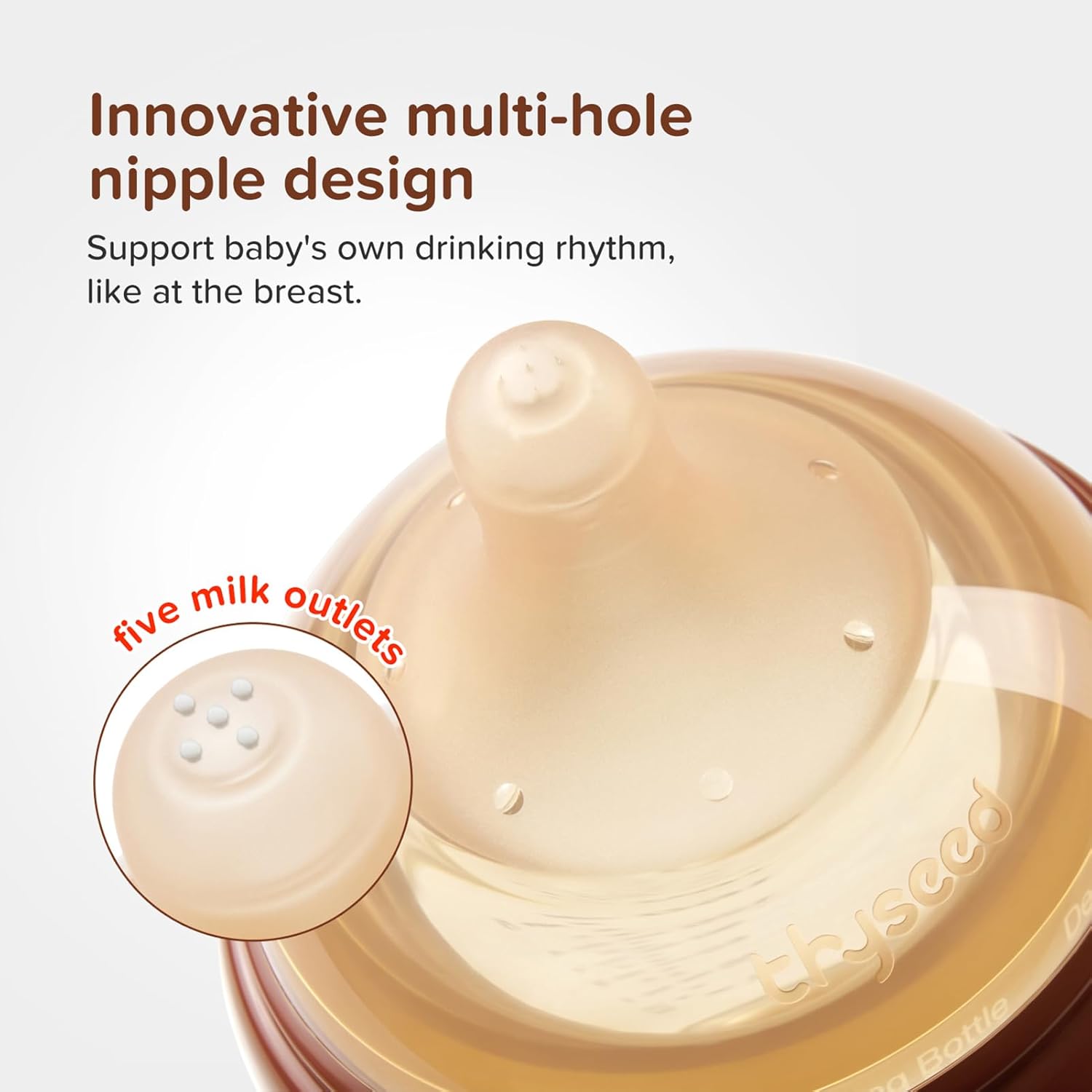Glass Natural Anti-Colic Baby Bottles | Newborn Breast Like Nursing Bottle for Breastfed Babies
