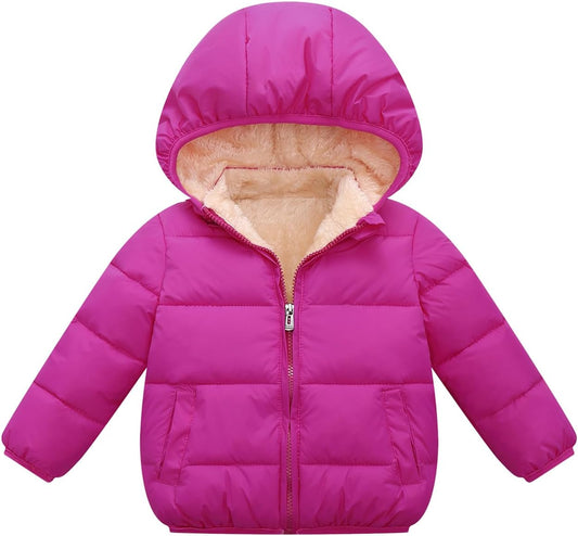 Baby Boy Girl Padded Puffer Jacket Winter Snow Warm Coat For Kid Outwear
