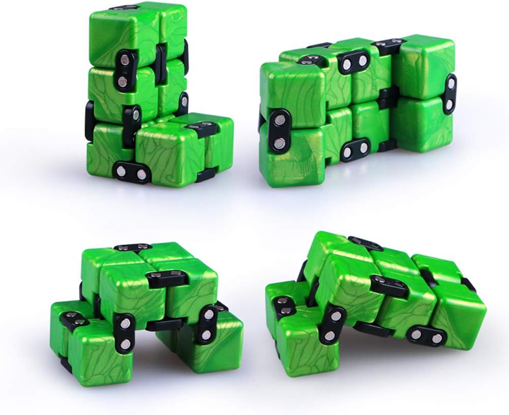 QIYI Little Golden Elephant Upgraded Infinity Cube Fidget Toy,Cool Mini Gadget Best for Stress and