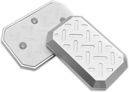Magnetic Metal Fidget Toys, Aluminium Alloy Push Card Fidget Slider Stress Relief Toy, EDC Adult Fidget Toys, ADHD Autism Sensory Toys, Office Desk Toys for Boyfriend and Father (Silver)