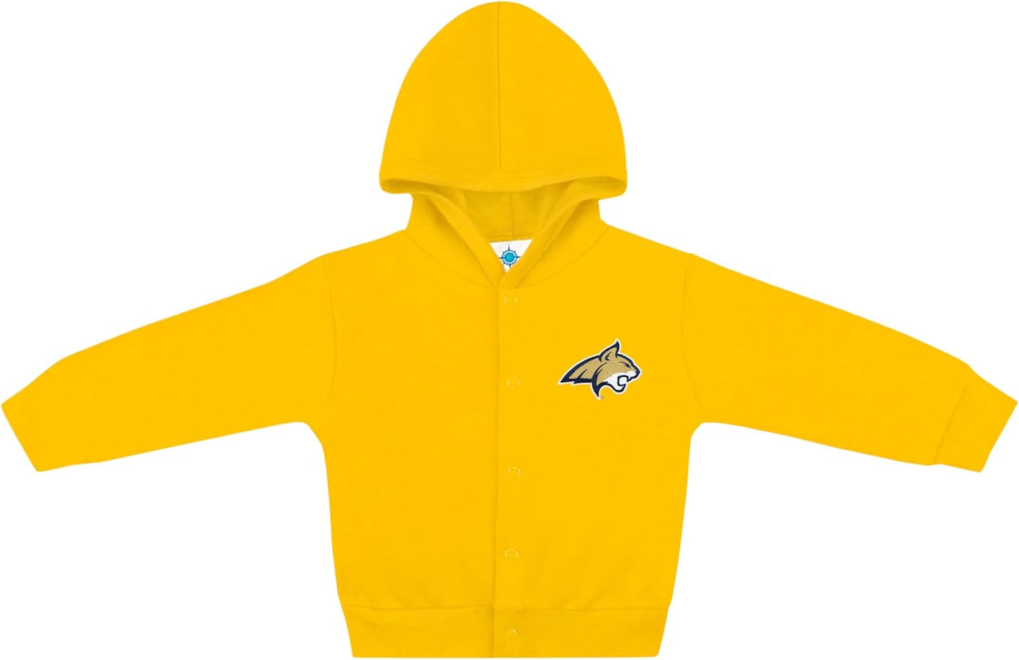 Creative Knitwear College Baby Snap Hooded Jacket - Team Logo, Multiple Colors, for Boys & Girls, (0-24 Months)