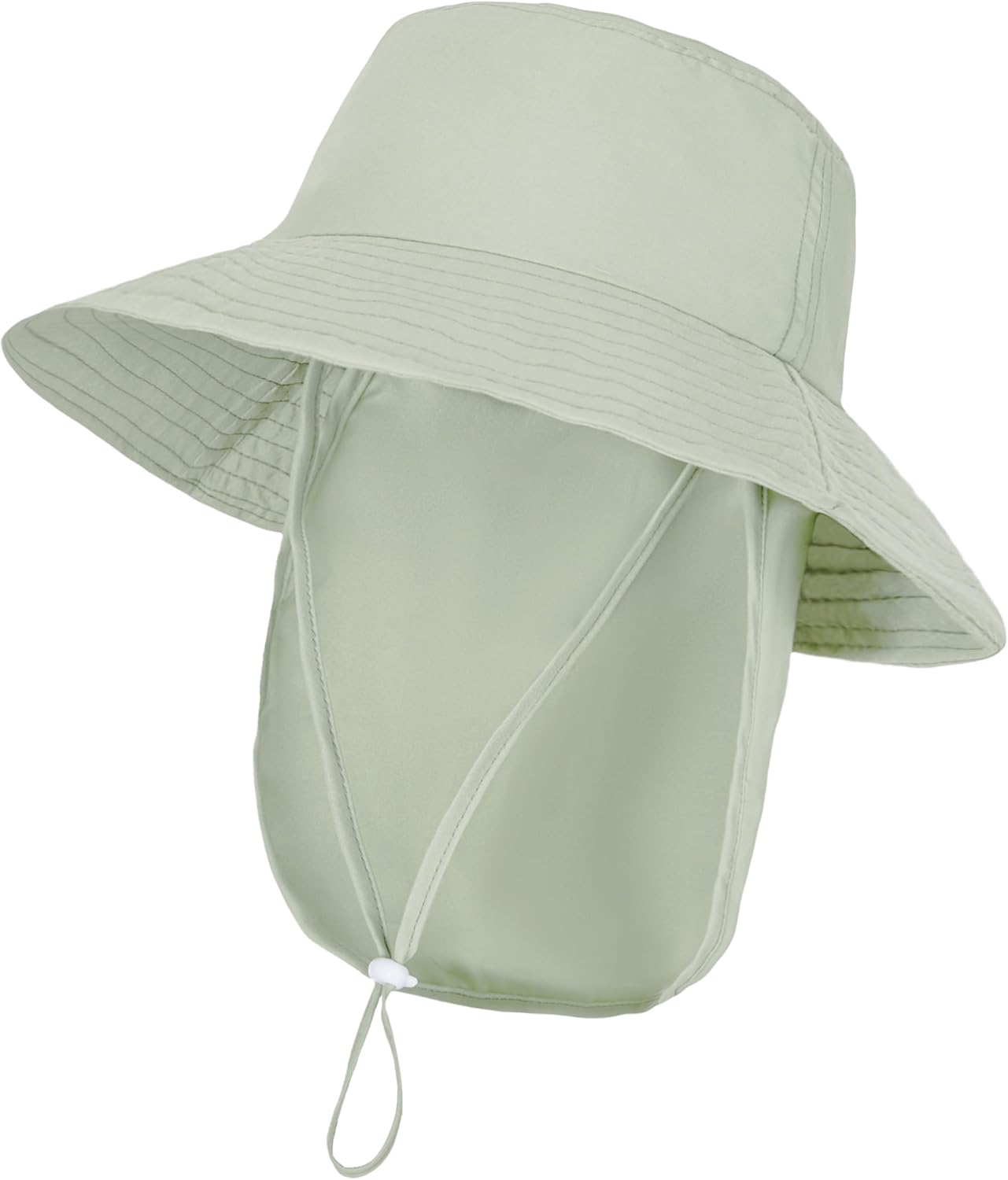 Baby Sun Hat Toddler Bucket Hats with Removable Neck Flap for Boys Girls Kids with Wide Brim Summer Beach UPF 50+