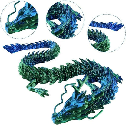 Executive Desk Toys Easter Egg, 3D Printed Dragon, 3D Dragon Eggs with Dragon Inside, Dragon Toy Dragon Egg Fidget Toy, Fidget Toys for Autism/ADHD (Laser Green)
