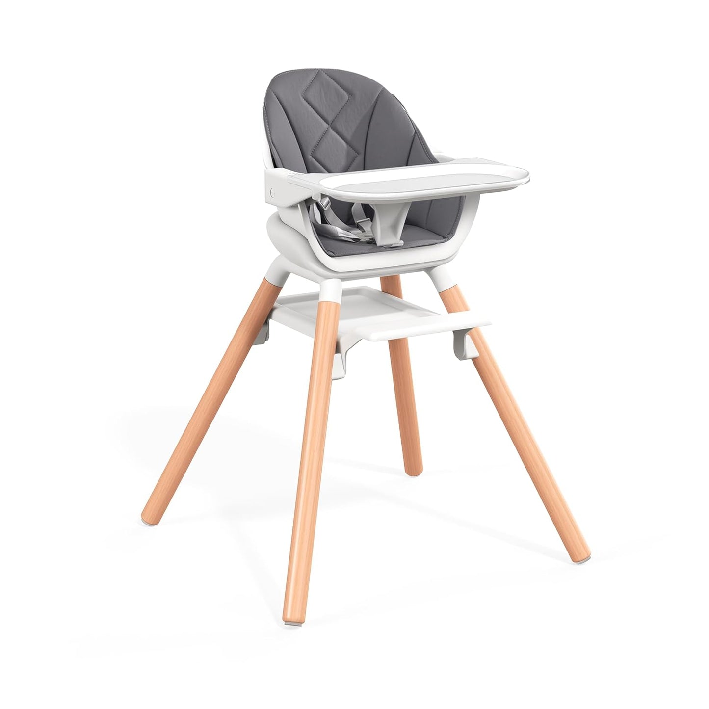 Baby High Chair, Highchair for Baby & Toddler, Easy Clean Infant Highchair, 6 in 1 Feeding High