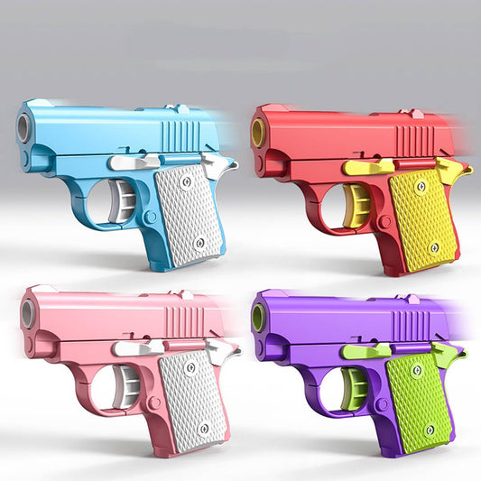 Fidget Toys Pistol, 3D Gravity Mini 1911 Fidget Pistol Toys,Fidget Sensory Toys,Stress Relief for
