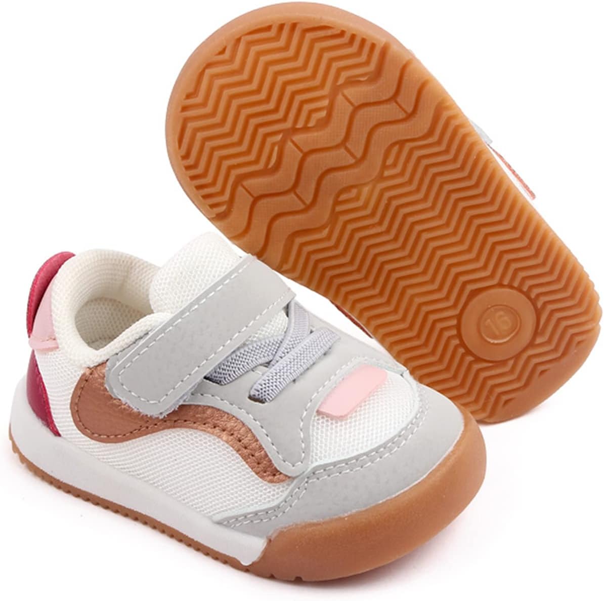 Baby Boy Girl Shoes Infant Non Slip Sneakers Breathable Lightweight Toddler First Walking Shoes 6 12 18 24 Months