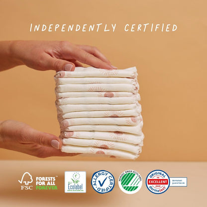 Joonya Baby Diapers, Size 3 M (9-18 lb) - 6 Bags of 28 (168) - New Range - NonToxic, Eco-Friendly, Ultra Slim, Overnight Use - Made in Denmark