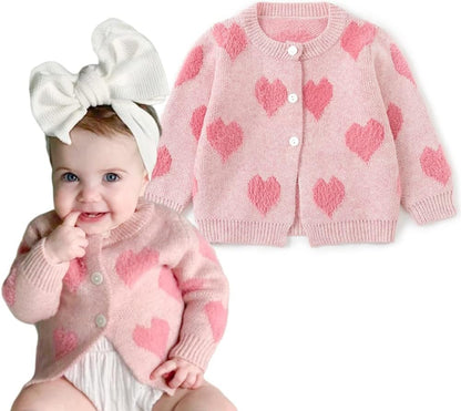 Simplee kids Baby Sweater Animal Leopard Printed Baby Cardigan for Autumn Fall…