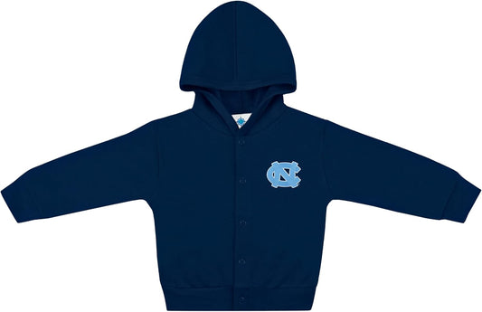 Creative Knitwear College Baby Snap Hooded Jacket - Team Logo, Multiple Colors, for Boys & Girls, (0-24 Months)