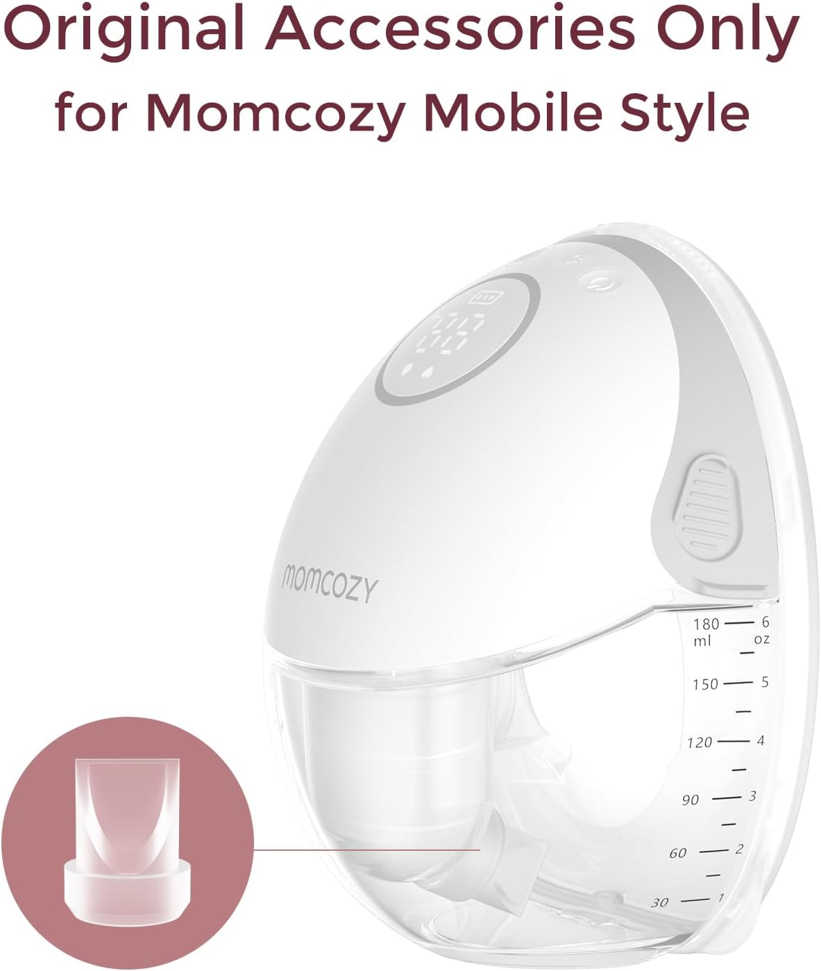 Momcozy Mobile Style | M6 Valves, Original Mobile Style| M6 Breast Pump Replacement Accessories