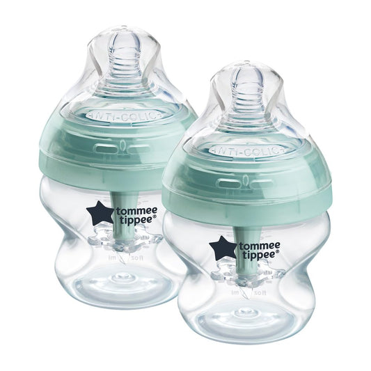 Tommee Tippee Advanced Anti-Colic 5 oz BPA Free Baby Bottles, Newborn 0+ Months, Slow Flow