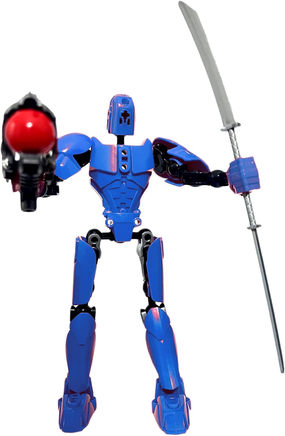 Titan 13 Action Figure, T13 Action Figures 3D Printed Multi-Jointed Movable, Nova 13 Action Figure Lucky 13 Action Figure Dummy 13 Action Figure, Game Gifts Valentines Gifts (New Blue)