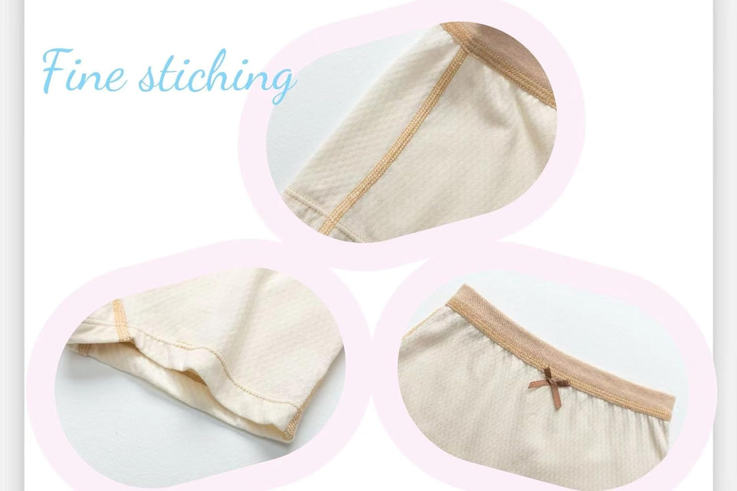 GZMM Girls Organic Cotton Shorties Underwear Toddler Briefs Kids Panties Pack of 3