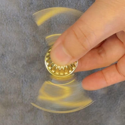 LanCipal Magic Orb Hand Finger Spinner, Gold Fidget Spinner Stress Relief Anti Anxiety Desk Decoration Toy Party Favors for Adults (Gold)