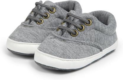 Morbido Infant Baby Boys Girls Canvas Sneaker Toddler Slip On Anti Skid Newborn First Walkers Candy Shoes for 0-18 Months