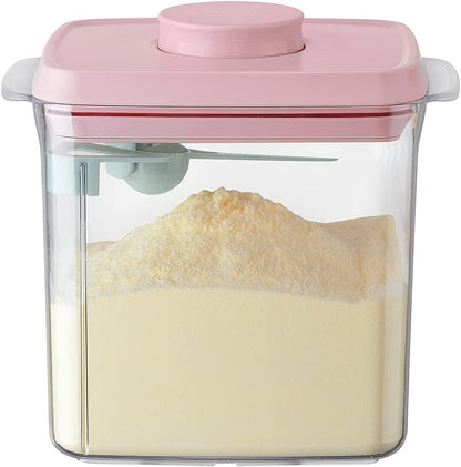 Ankou Formula Container - 1700ml Airtight Formula Dispenser One Button Handy Milk Powder Container