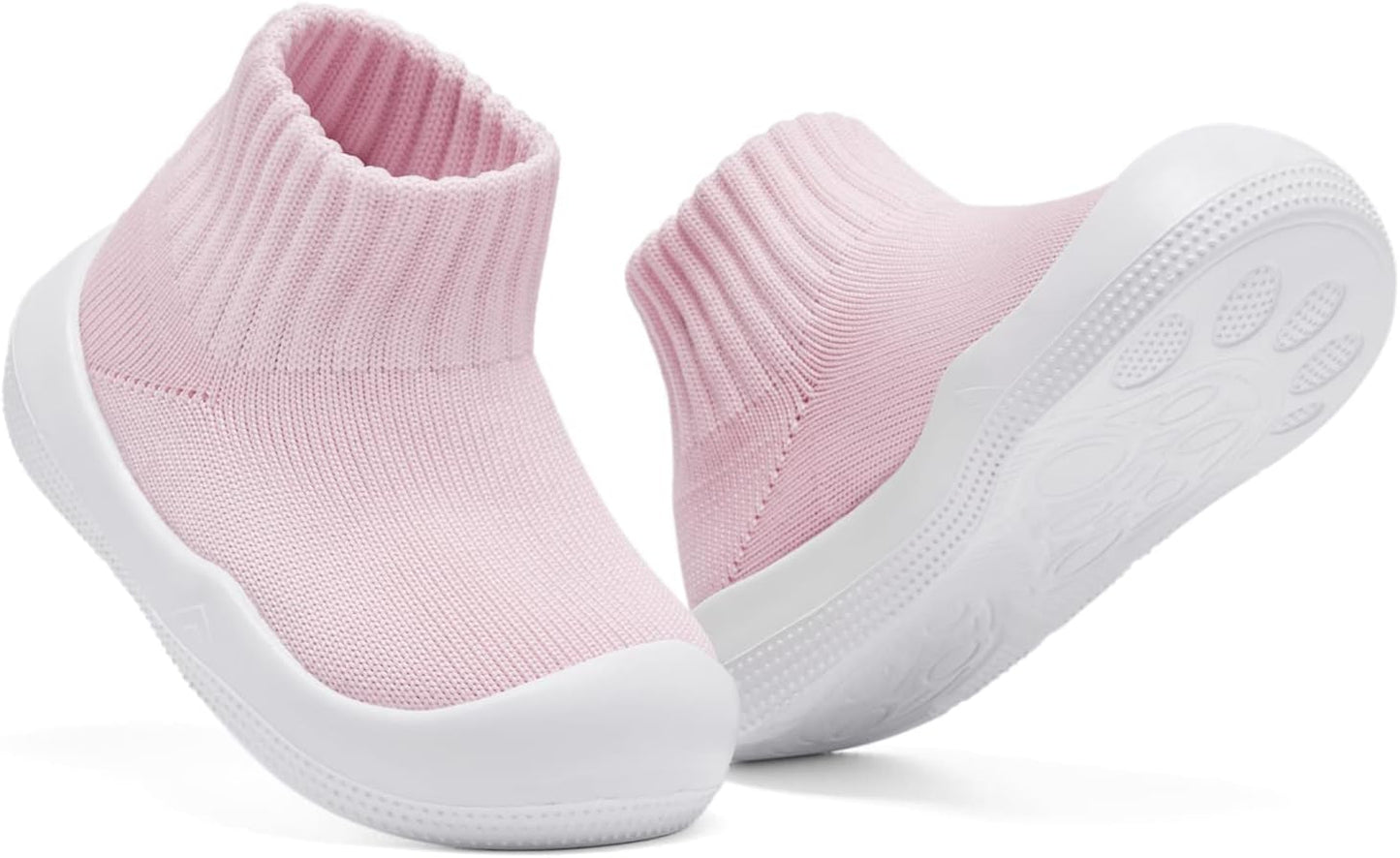 Eashi Baby Boy Girl Non-Skid Indoor Infant Walking Shoes Breathable Warm Elastic Sock Shoes with Memory Sole Protect Toes Outdoor Sneakers