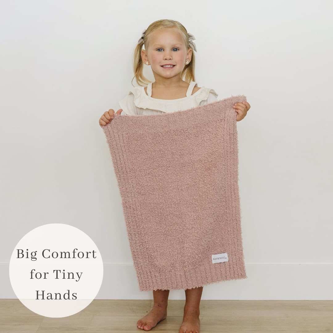 SARANONI Bamboni Luxury Baby Blanket, Breathable & Soft Plush Blanket for Infant Boys & Girls