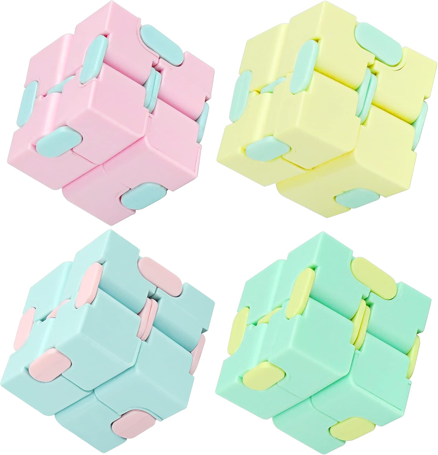 Infinitycube Fidget Toy Stress Relieving Fidgeting Game for Kids and Adults,Cute Pocket-Sized