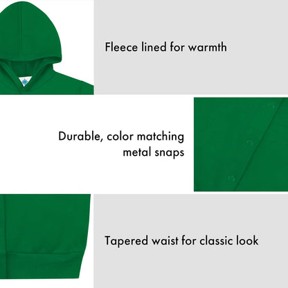 Creative Knitwear College Baby Snap Hooded Jacket - Team Logo, Multiple Colors, for Boys & Girls, (0-24 Months)