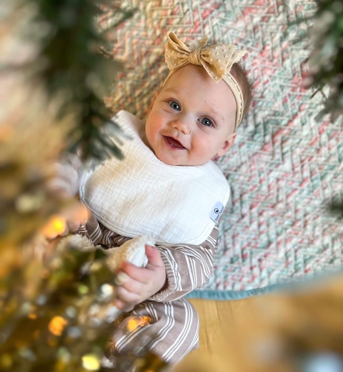 DiaperSquad's Baby Bibs for Drooling and Teething, Bibs for Boys, Baby Girl - Solid Cotton Baby Drool Bibs