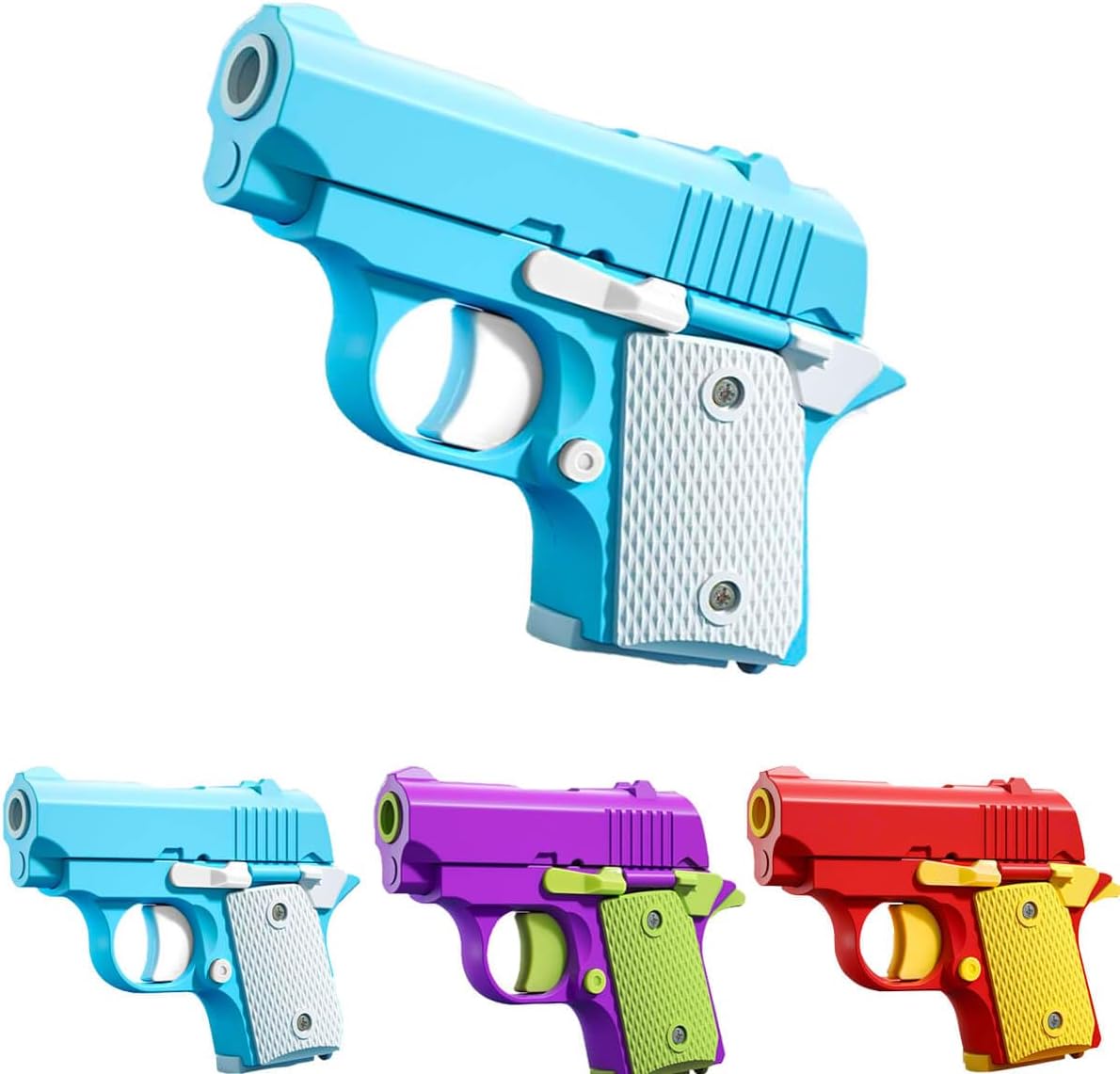 Fidget Toys Pistol, 3D Gravity Mini 1911 Fidget Pistol Toys,Fidget Sensory Toys,Stress Relief for